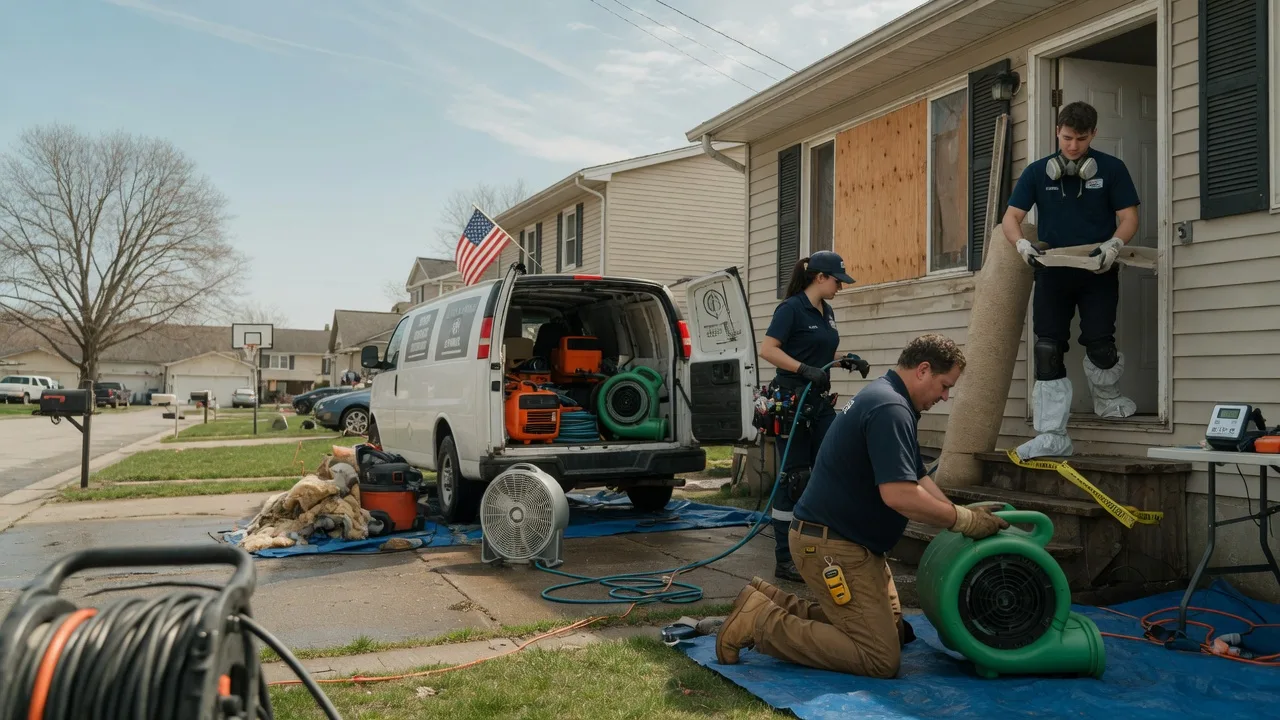 Water Damage Restoration in Pen Argyl, PA near me